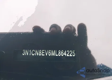 2021 Nissan Versa Sv Xtronic Cvt из США, поврежденный, VIN 3N1CN8EV6ML864225